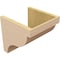 Ekena Millwork 11"W x 11"D x 11"H Wide Garner Rough Cedar Woodgrain TimberThane Corbel, Primed Tan CORUR11X11X11GARRCPR - alternate 4